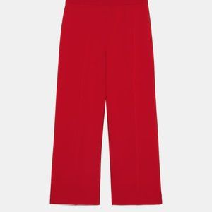 ⚡️SALE⚡Zara High Waisted Red Culottes - Size Small